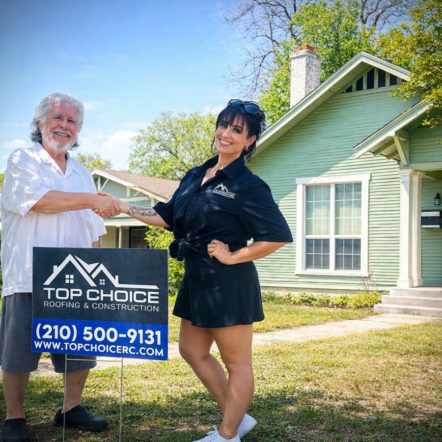 Top Choice Roofing customer testimonial